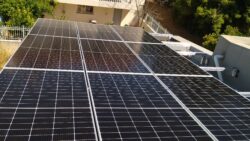 Photovoltaic (pv) net metering solar roof at Kifissia, Athens